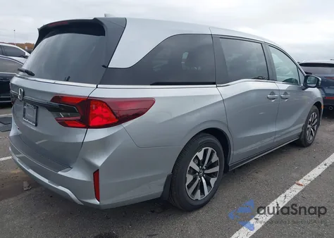 2026 Honda Odyssey Ex-L from USA, damaged, VIN 5FNRL6H64TB010692